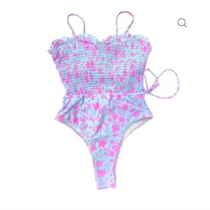 Pink colada pestani one peice swimsuit NWOT